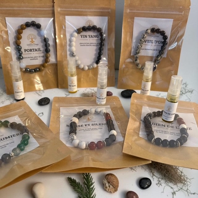 Coffret Énergie – Bracelet & Huile Essentielle