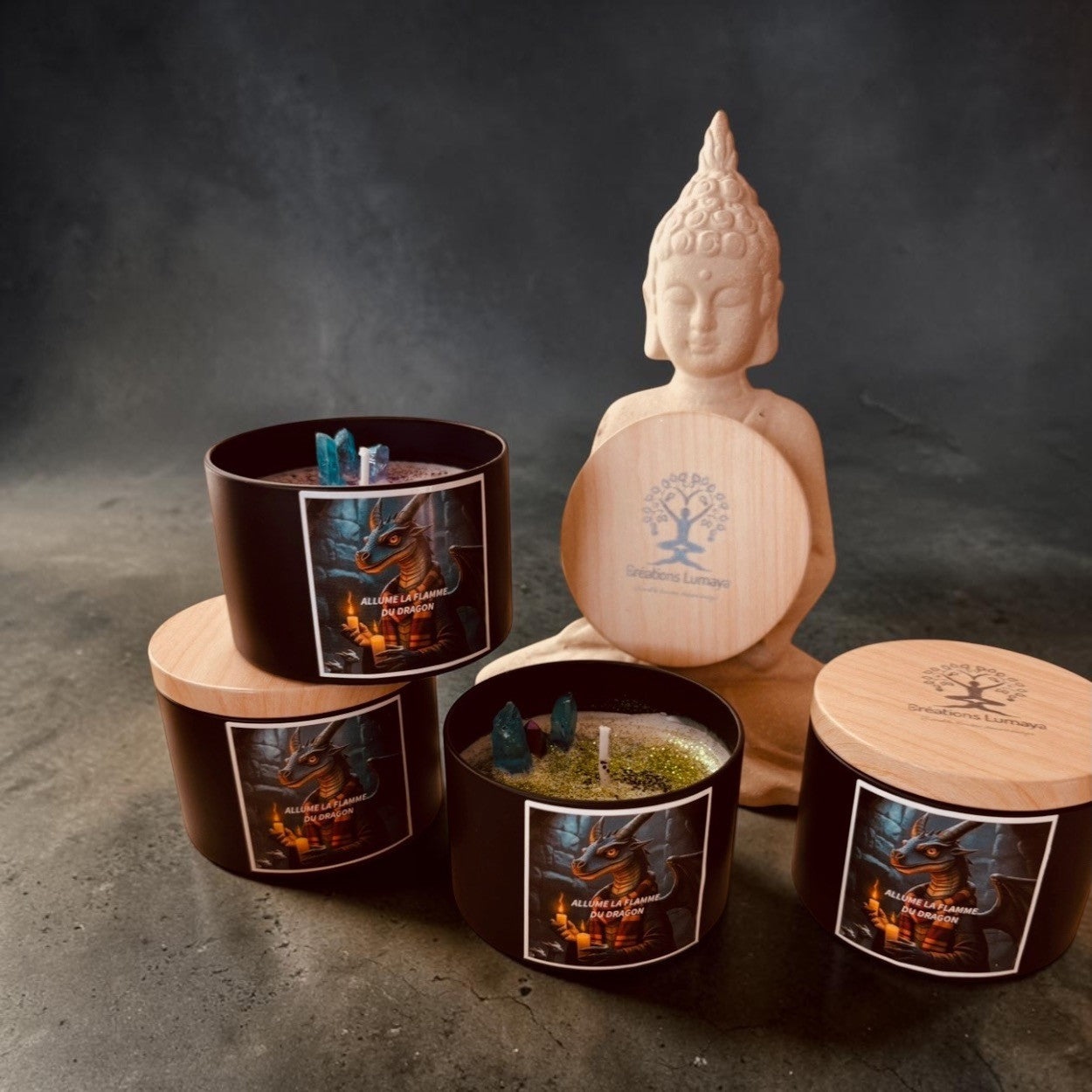 Chandelle pour enfant aux huiles essentielles – Collection Harry Monster